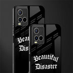 beautiful disaster glass case for vivo y21t image-2