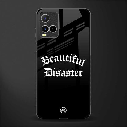 beautiful disaster glass case for vivo y21 image