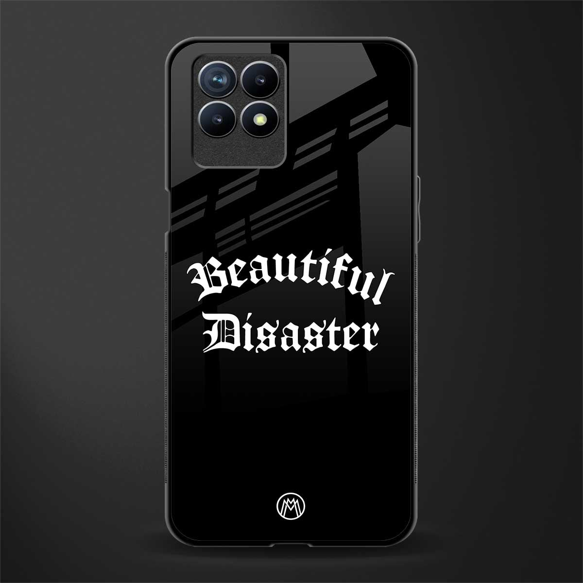 beautiful disaster glass case for realme narzo 50 image