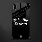 beautiful disaster glass case for iphone xs max image