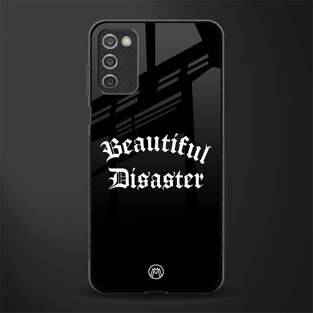 beautiful disaster glass case for samsung galaxy a03s image
