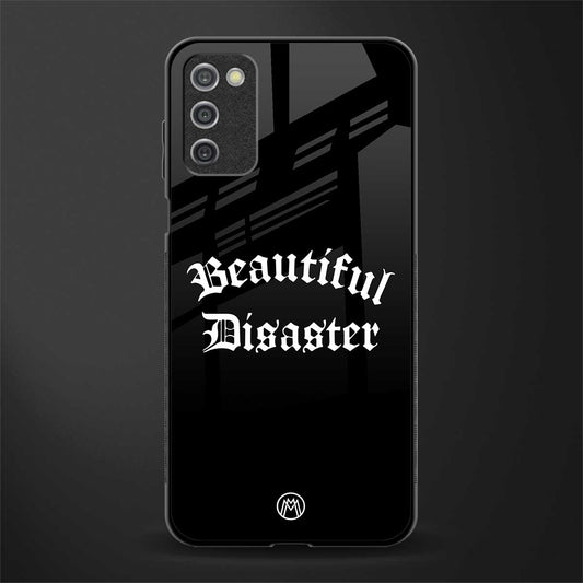 beautiful disaster glass case for samsung galaxy a03s image