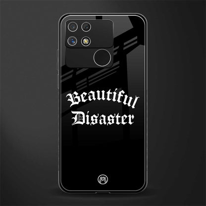 beautiful disaster back phone cover | glass case for realme narzo 50a