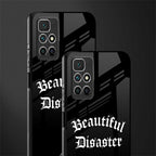 beautiful disaster glass case for redmi 10 prime image-2