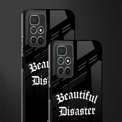 beautiful disaster glass case for redmi 10 prime image-2