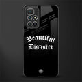 beautiful disaster glass case for redmi 10 prime image