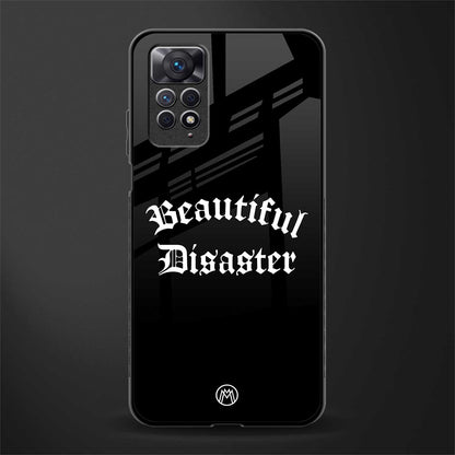 beautiful disaster back phone cover | glass case for redmi note 11 pro plus 4g/5g