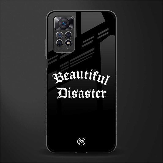 beautiful disaster back phone cover | glass case for redmi note 11 pro plus 4g/5g