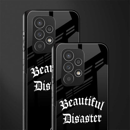 beautiful disaster back phone cover | glass case for samsung galaxy a23