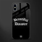 beautiful disaster glass case for iphone xs image