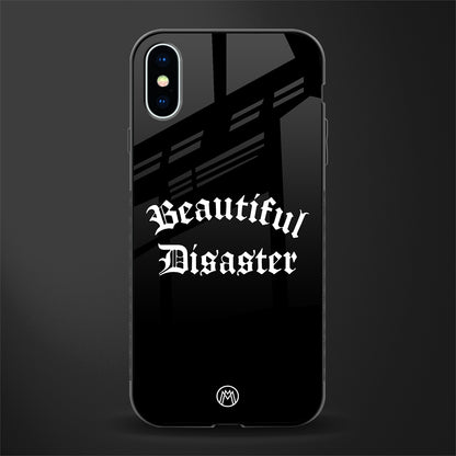 beautiful disaster glass case for iphone xs image
