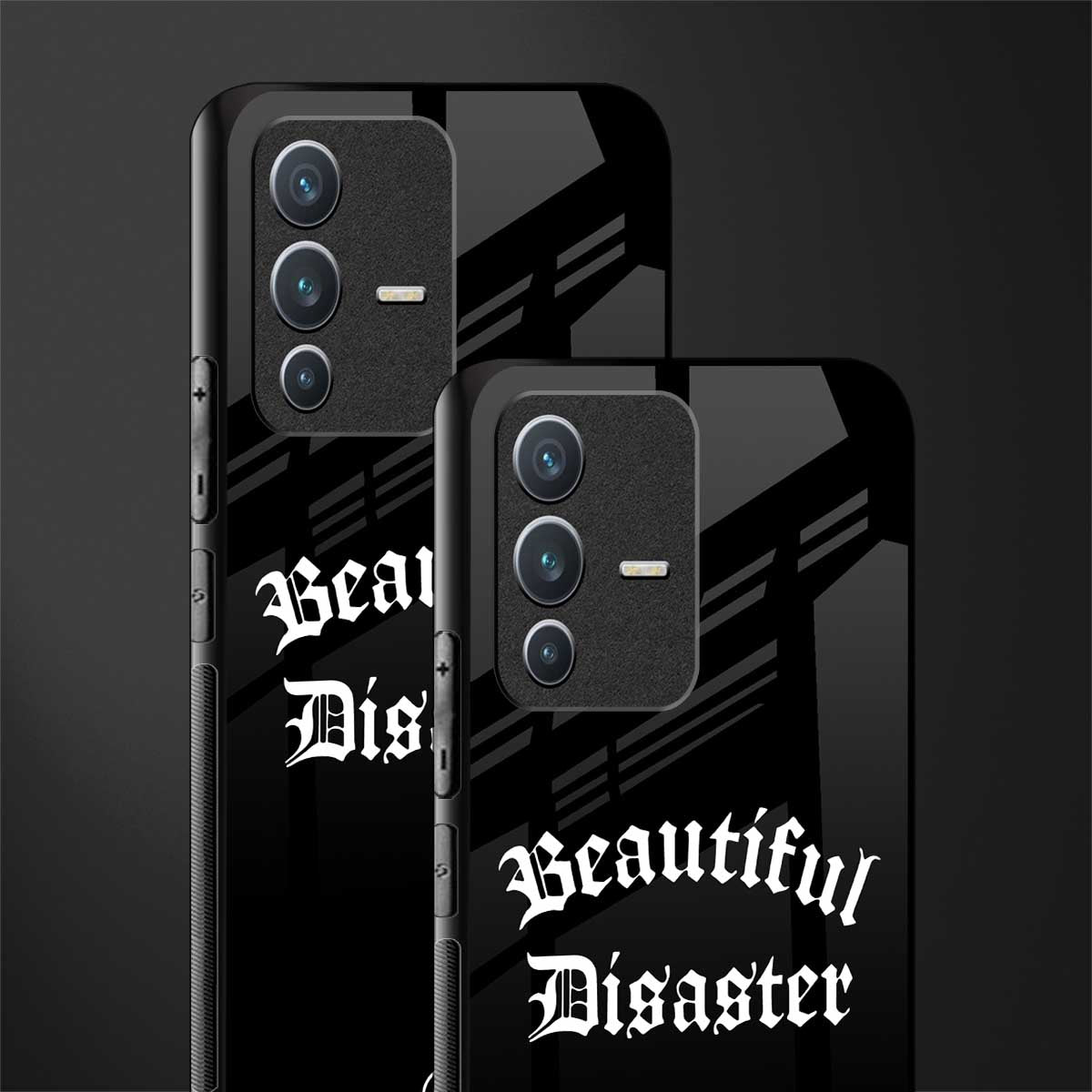 beautiful disaster glass case for vivo v23 5g image-2