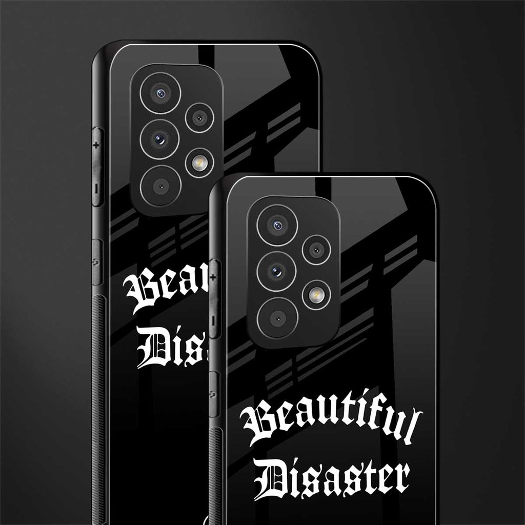 beautiful disaster back phone cover | glass case for samsung galaxy a73 5g