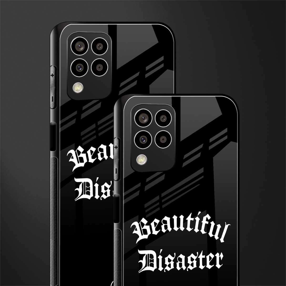 beautiful disaster back phone cover | glass case for samsung galaxy m33 5g