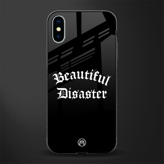 beautiful disaster glass case for iphone x image