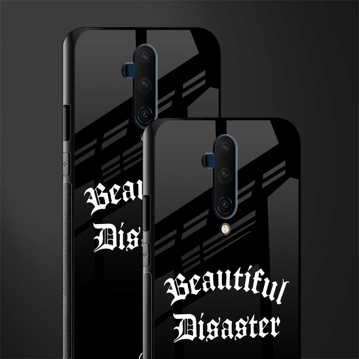 beautiful disaster glass case for oneplus 7t pro image-2