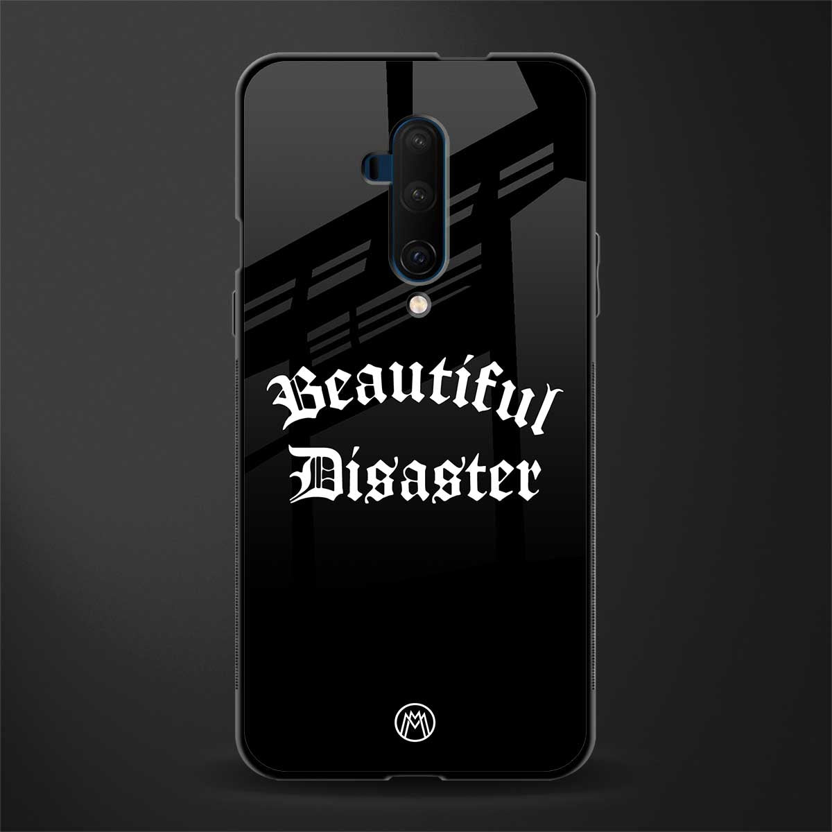 beautiful disaster glass case for oneplus 7t pro image