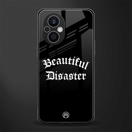 beautiful disaster back phone cover | glass case for oppo f21 pro 5g