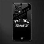 beautiful disaster back phone cover | glass case for oppo f21 pro 4g