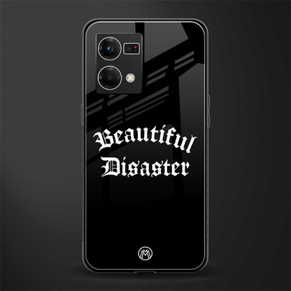 beautiful disaster back phone cover | glass case for oppo f21 pro 4g