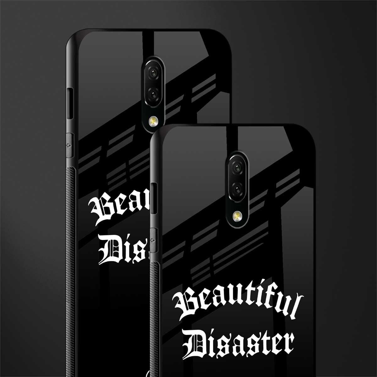 beautiful disaster glass case for oneplus 7 image-2