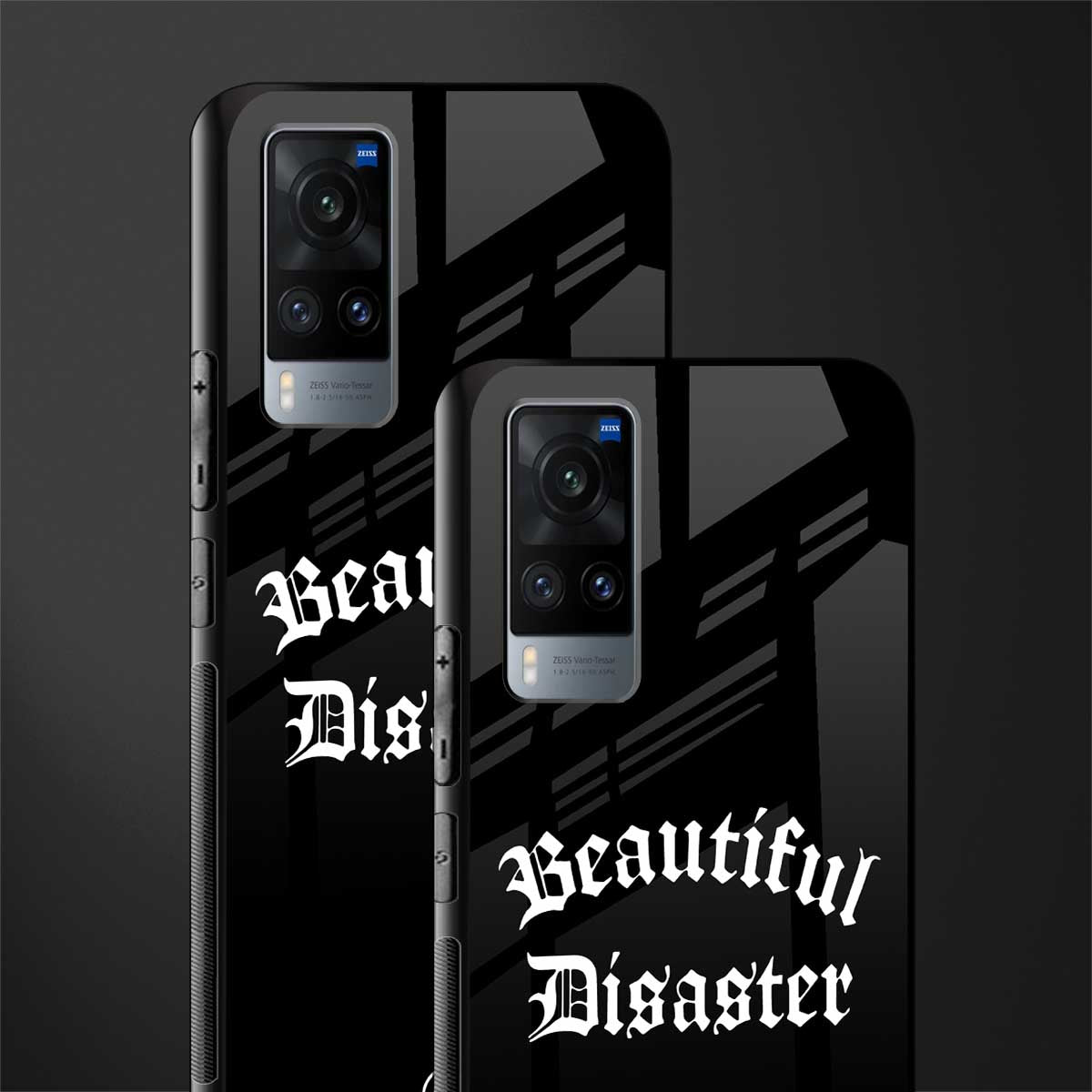 beautiful disaster glass case for vivo x60 image-2