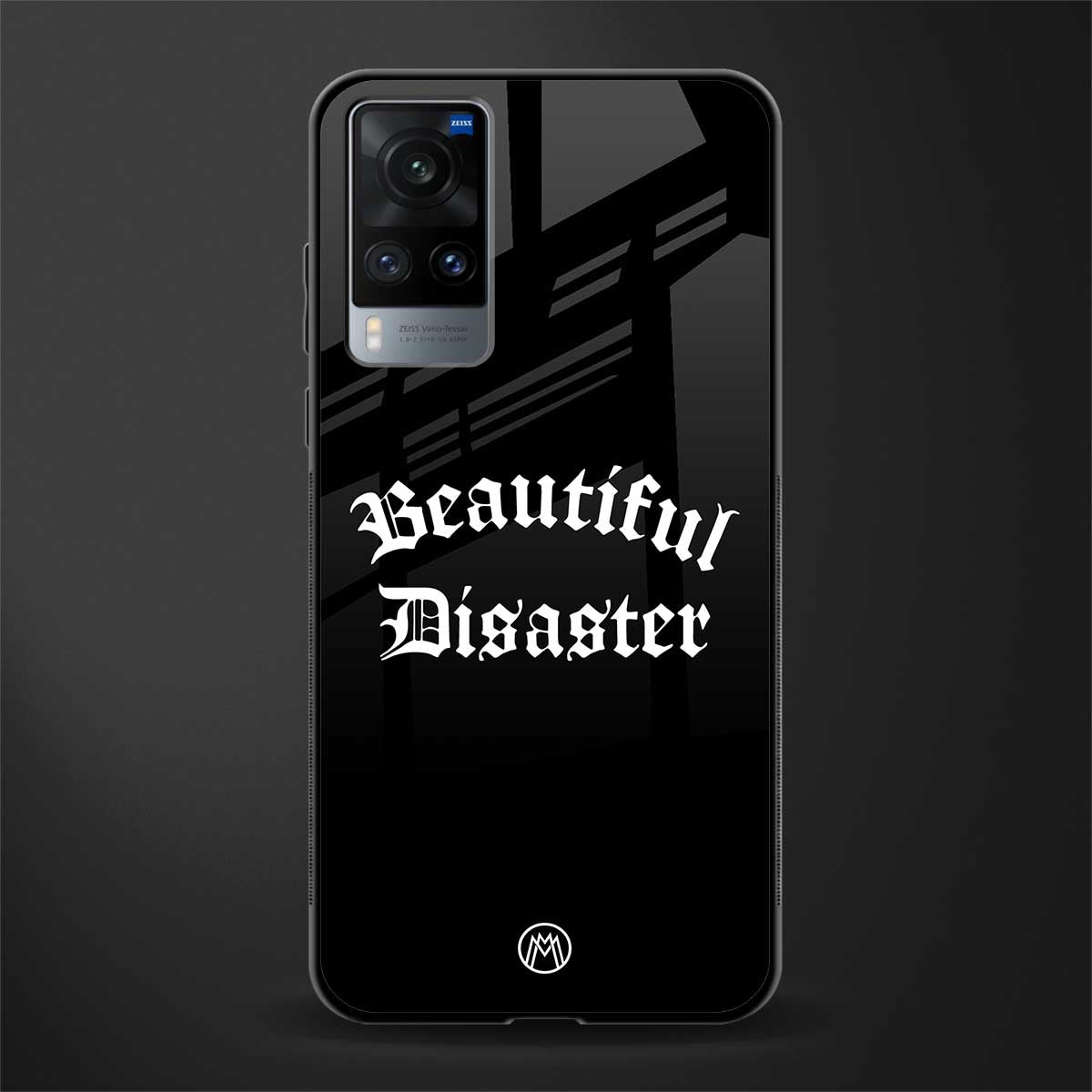 beautiful disaster glass case for vivo x60 image