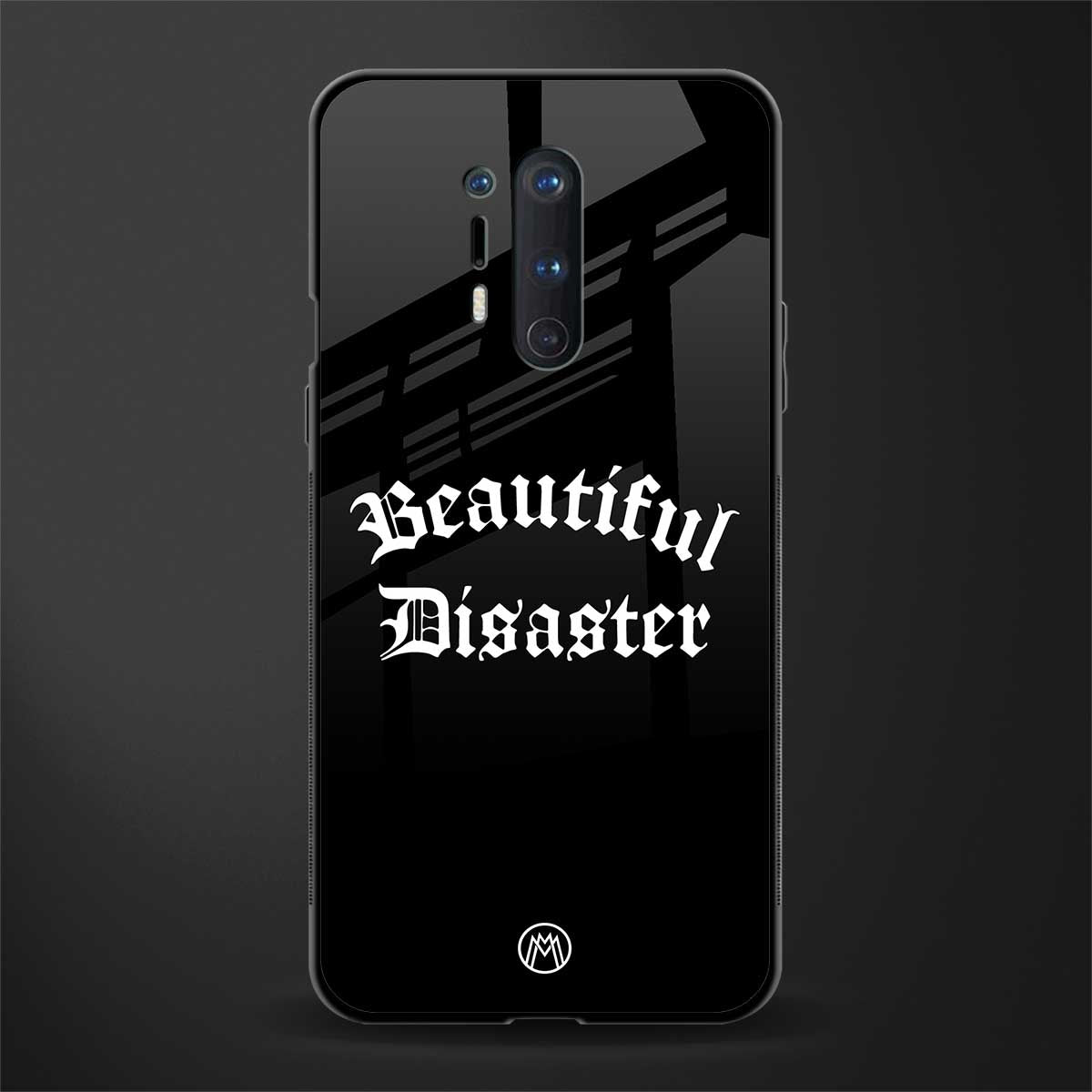 beautiful disaster glass case for oneplus 8 pro image