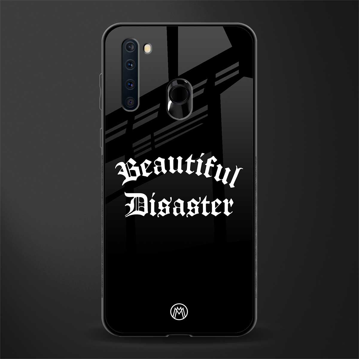 beautiful disaster glass case for samsung a21 image