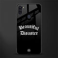 beautiful disaster glass case for samsung a11 image