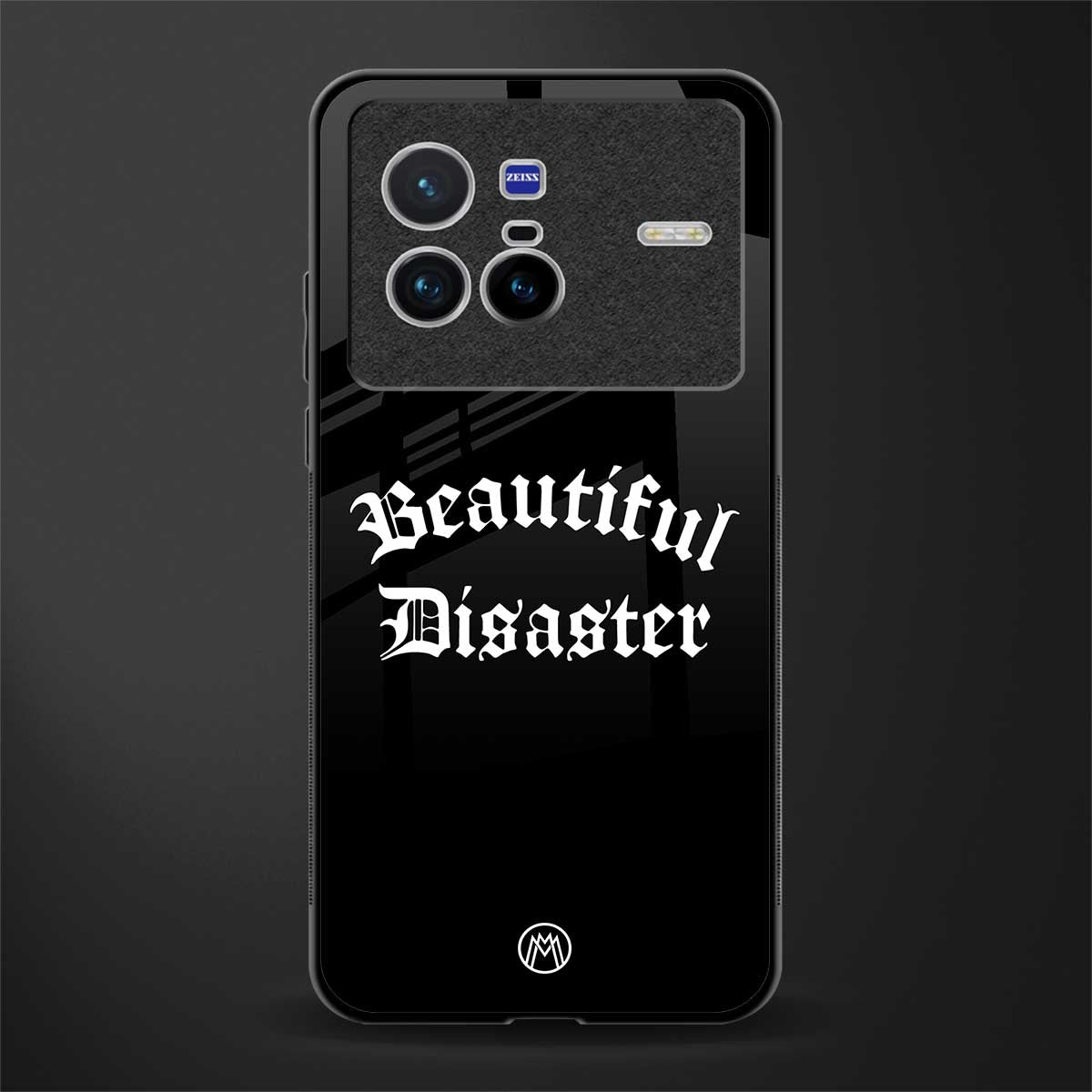 beautiful disaster glass case for vivo x80 image