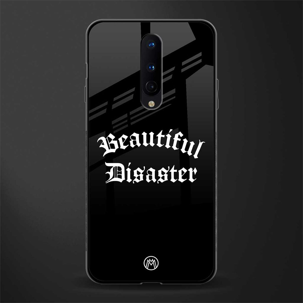 beautiful disaster glass case for oneplus 8 image