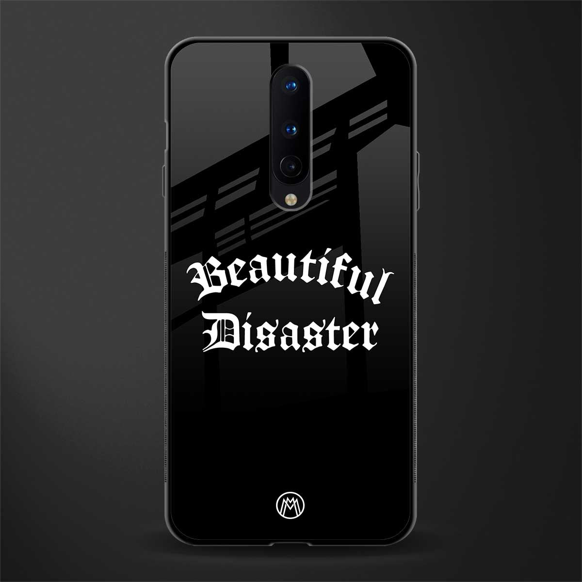 beautiful disaster glass case for oneplus 8 image