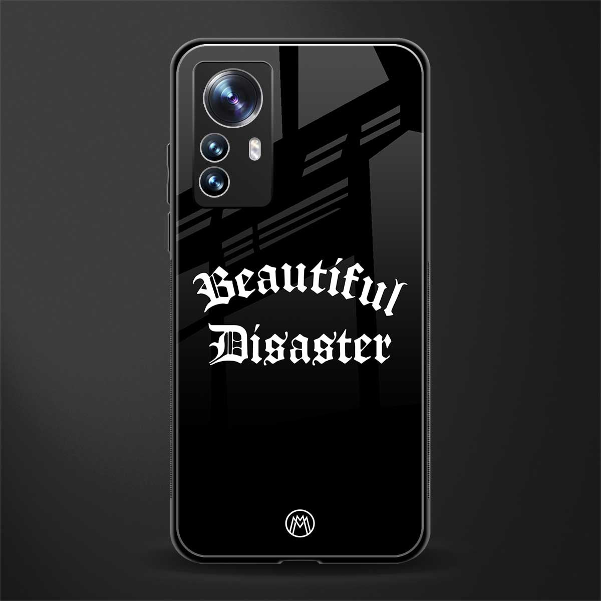 beautiful disaster back phone cover | glass case for xiaomi 12 pro