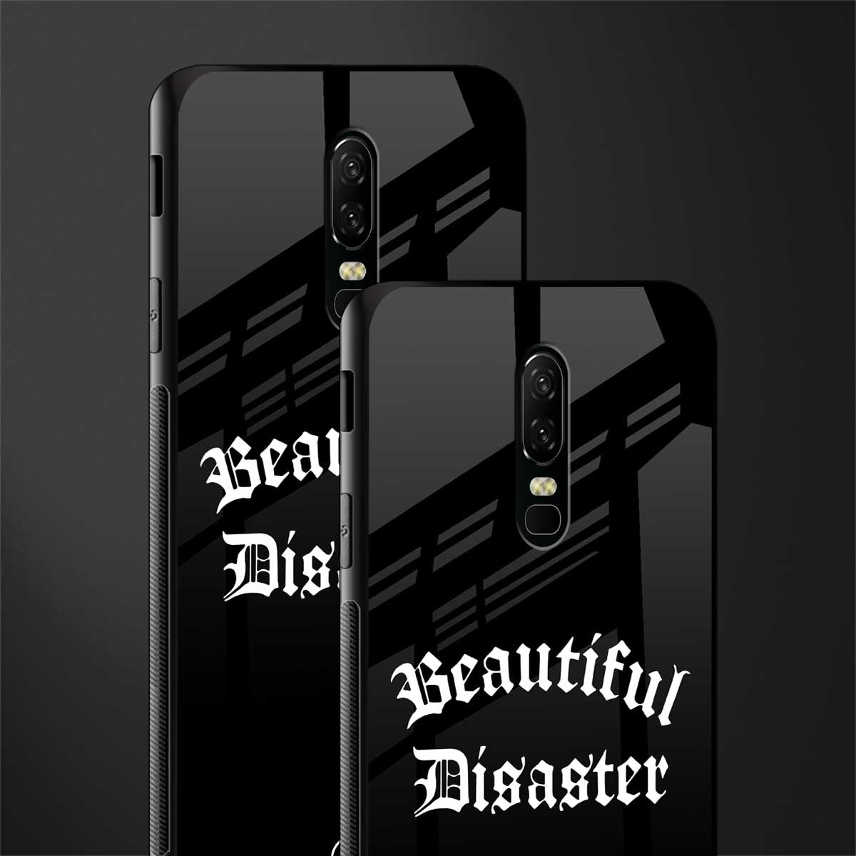 beautiful disaster glass case for oneplus 6 image-2