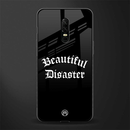beautiful disaster glass case for oneplus 6 image