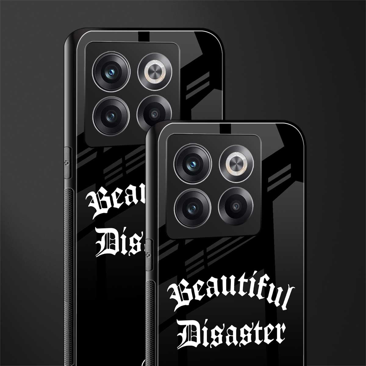 beautiful disaster back phone cover | glass case for oneplus 10t