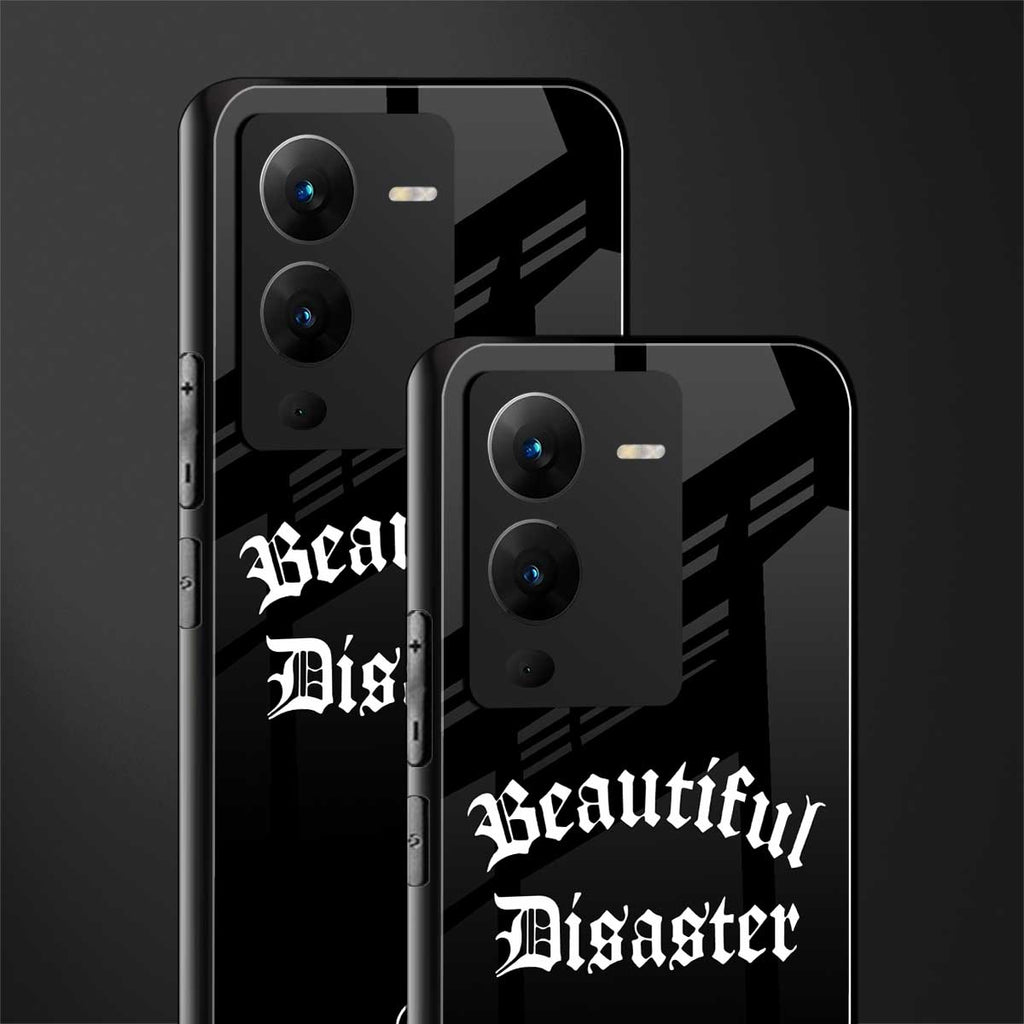 beautiful disaster back phone cover | glass case for vivo v25 pro 5g