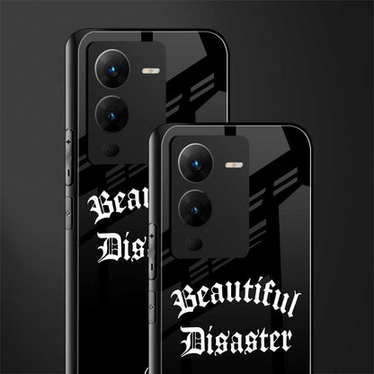 beautiful disaster back phone cover | glass case for vivo v25 pro 5g