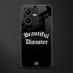 beautiful disaster back phone cover | glass case for vivo y22