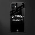 beautiful disaster back phone cover | glass case for samsung galaxy a04