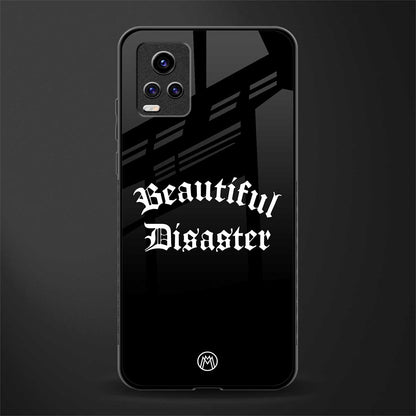 beautiful disaster back phone cover | glass case for vivo v21e 4g