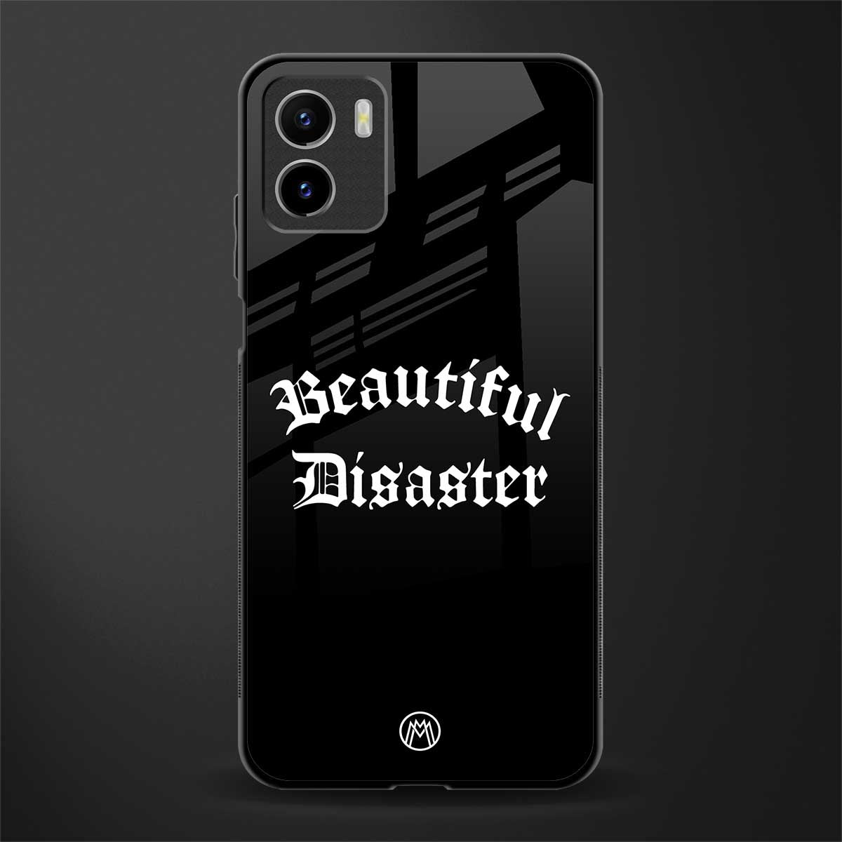 beautiful disaster back phone cover | glass case for vivo y72