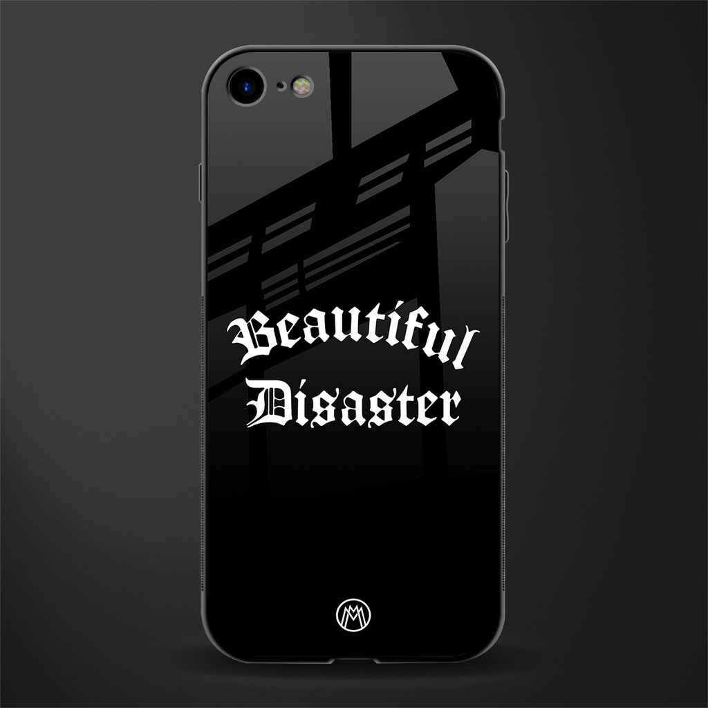 beautiful disaster glass case for iphone se 2020 image