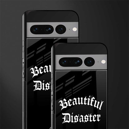 beautiful disaster back phone cover | glass case for google pixel 7 pro