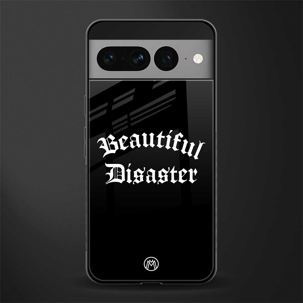 beautiful disaster back phone cover | glass case for google pixel 7 pro