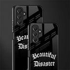 beautiful disaster back phone cover | glass case for samsun galaxy a24 4g