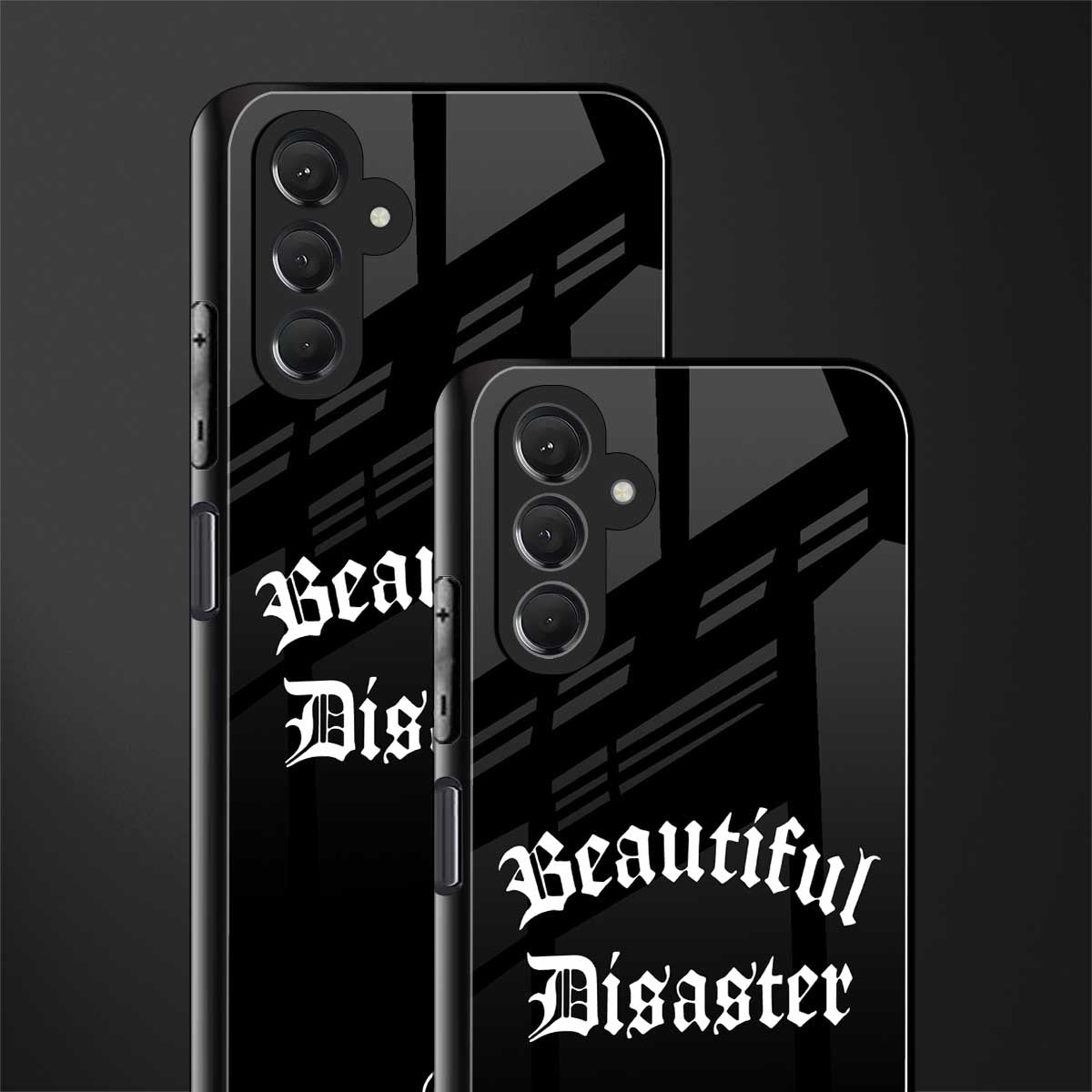 beautiful disaster back phone cover | glass case for samsun galaxy a24 4g