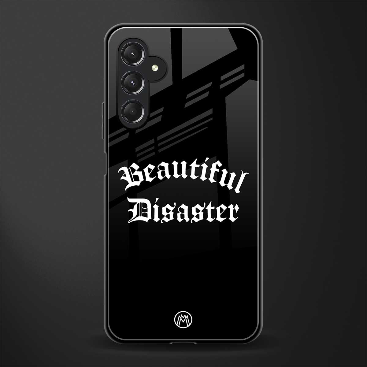 beautiful disaster back phone cover | glass case for samsun galaxy a24 4g