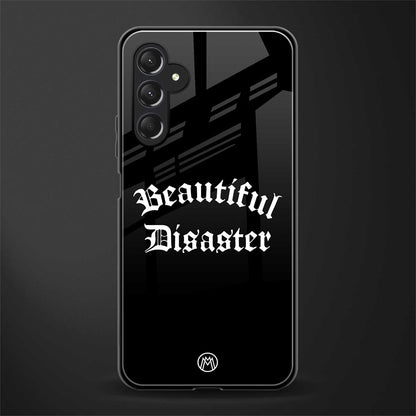 beautiful disaster back phone cover | glass case for samsun galaxy a24 4g